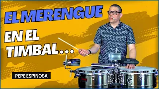 Como Tocar el Merengue  en el Timbal  🥁🔥🔥► Pepe Espinosa #percussion #timbales #ritmos