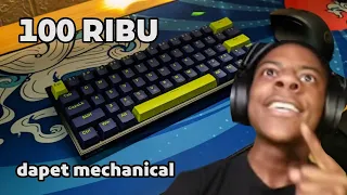 DAPET JUGA KEYBOARD MECHANICAL CUMAN 100 RIBU TERBAIK !!!