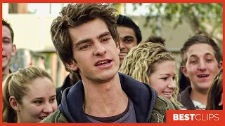 Peter Parker Vs Flash Thompson - Fight Scene - High School Life | The Amazing Spider Man Movie CLIP