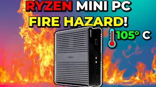 This Ryzen Mini PC is a FIRE HAZARD! | CHUWI RZBOX | RYZEN 7 5800H 16GB DDR4 RAM | First Impressions