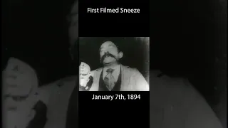 First Sneeze Ever Filmed