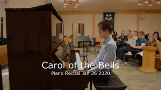 Carol of the Bells - David Hicken - Piano Cover