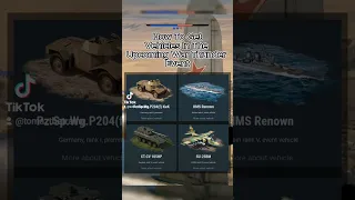 War Thunder How To Get Event Vehicle In Upcoming Summer Extreme Event