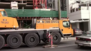 LIEBHERR LTM 1100-5.2 M.R. Crane Services No. MR 10, Victoria, B.C., Saturday Feb. 11, 2023