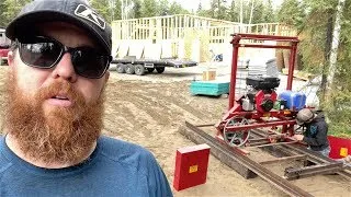 Building our Alaskan Dream Home/Shop Pt. 13 We Bought Another Sawmill