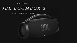 JBL BOOMBOX 3 - Unboxing/Real World Test