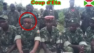 VIDEO🚨Coup d'État BURUNDI GEN.Nzabampema Aloys ASOHOYE ITANGAZO RYANYUMA BYE BYE P.NDAYISHIMIYE!