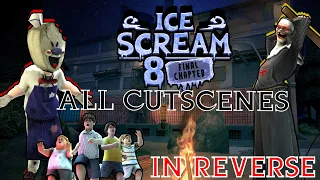 Ice Scream 8 All Cutscenes In Reverse Mode! - ToBBi Gamingz | #icescream8, #keplerians