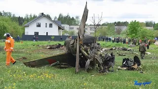 Военный самолет Лидской 116-й штурмовой авиабазы Як-130 потерпел крушение под Барановичами