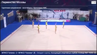 Первенство Москвы 2024  по художественной гимнастике МГФСО ТАГАНКА 2 Hoops RUSSIAN GYMNASTICS