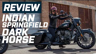 Indian Springfield Dark Horse Review 2020 | Visordown.com