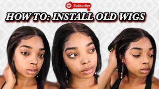 HOW TO REINSTALL OLD LACE WIGS! REVAMP YOUR OLD LACE FRONT WIG 2020 | FT VRZ BOB from AMAZON
