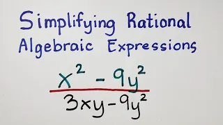 Simplifying Rational Algebraic Expressions (RAE) - Grade 8 Math