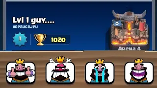 0-1000 trophies within 3 hours!! Lvl 1 guy.... Ep#1