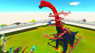 EXTREME PARKOUR FPS AVATAR SAVE DARK SUPERMAN BRACHIOSAURUS DEATH CLIMB - ARBS