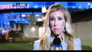 Blonde Reporter Fails Grammys Live