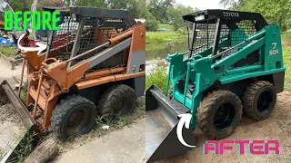 1988 TOYOTA SDK 7 SKID STEER RESTORATION