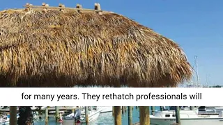 Ready for a Tiki Hut Rethatch? |MONSTER TIKI HUTS