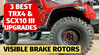 3 best SCX10 III and TRX-4 upgrades - wheels, brass, tire mods tested