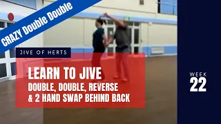 2 Amazing JIVE Rockabilly Dance Moves -  CRAZY Double, Double, Reverse & 2 Hand Swap Behind Back