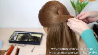 Easy prom hairstyle for long hair