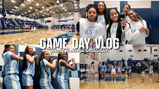 game day vlog + grwm (game footage included) || dossier