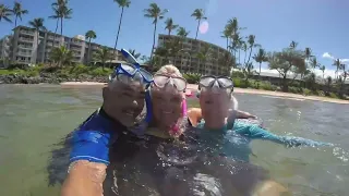 Maui, Hawaii, Kihei’s Kamaole Beach 2 snorkeling and some fun in the sun