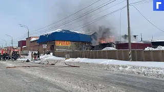 Два резервуара с топливом взорвались в Новой Москве