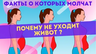 Почему НЕ УХОДИТ ЖИВОТ? Неочевидные причины и способы избавиться от жира на животе и боках