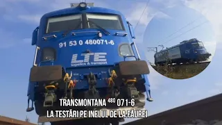 TransMontana ⁴⁸⁰ 071-6 pe inelul de teste de la Făurei