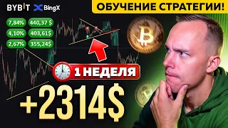 ЛУЧШАЯ СТРАТЕГИЯ 2024 (+2314$)🔥Разбор Торговли ЗА НЕДЕЛЮ! Криптовалюта, Фьючерсы, Bybit