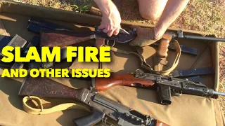 Testing home built guns: Uzi, FN FAL, Sten MK5