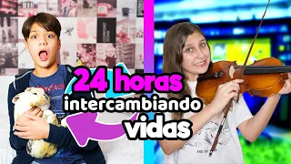 24 horas intercambiando VIDAS con JUSTIN - Mimi Land