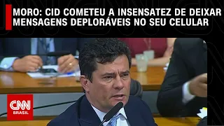 Mauro Cid cometeu a insensatez de deixar mensagens deploráveis no seu celular, diz Moro | CNN 360º