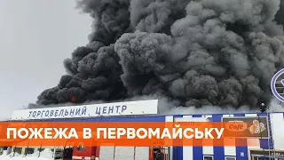 Кинувся з сокирою на охоронця і підпалив Епіцентр: подробиці пожежі в Первомайську