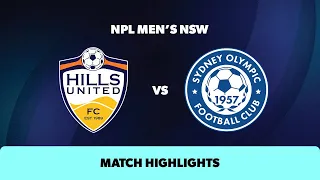 NPL Men's NSW Round 16 Highlights – Hills United v Sydney Olympic