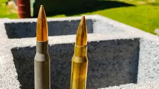 7.62X54R VS .308 Win - Cinder Block Test - Mosin VS CMMG Endeavor