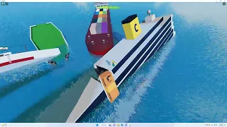 episode 1 sinking boats in ship crash physics roblox