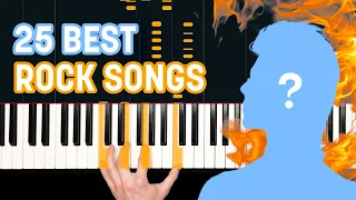 Top 25 Classic Rock Songs on Piano 🤘🎹