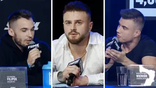 AMADEUSZ FERRARI VS. WIEWIÓR VS. FILIPEK - NAJLEPSZE MOMENTY I KONFERENCJI PRZED FAME MMA 8