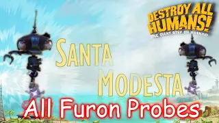 Destroy All Humans Remake - All Furon Probes Collectibles Locations Santa Modesta