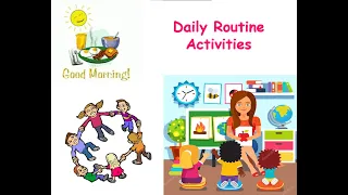 Daily Routine | for Kids | Educational video | #preschooler #kidsvideo #trending #educationalvideo