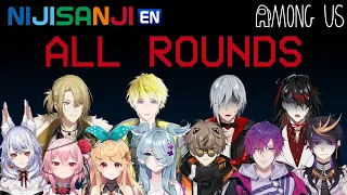 【All POV】 Nijisanji EN Among Us Collab feat. Noctyx! 【All Rounds】