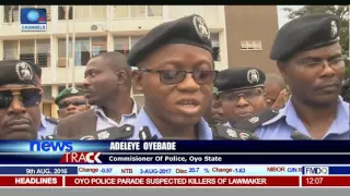 Police Parade Suspected Killers Of Oyo Lawmaker