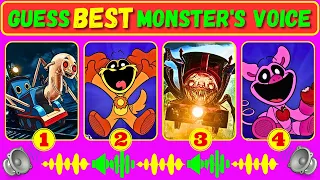 Guess Monster Voice Poppy Playtime Chapter 3 Smiling Critters DogDay, Thomas Train, Picky Piggy