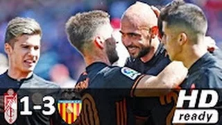 Granada vs Valencia 1-3 - All Goals and Highlights - La Liga 2017 HD