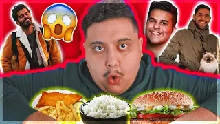 تحدي خليت اليوتيوبرز يحددون اكلي لمدة ٢٤ ساعة 🤣 | جو حطاب و عز الخد و عبدالله النعيمي !!