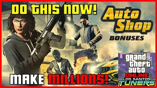 DO THIS NOW TO MAKE MILLIONS | 2X Cash & RP On Auto Shop Robbery Contracts | GTA 5 Online Tutorial