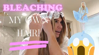 Bleaching My Own Hair! | JZ STYLES