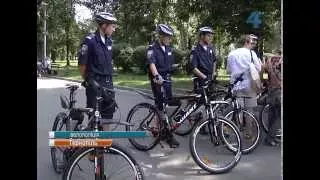 Міліція на велосипедах патрулюватиме парки Тернополя